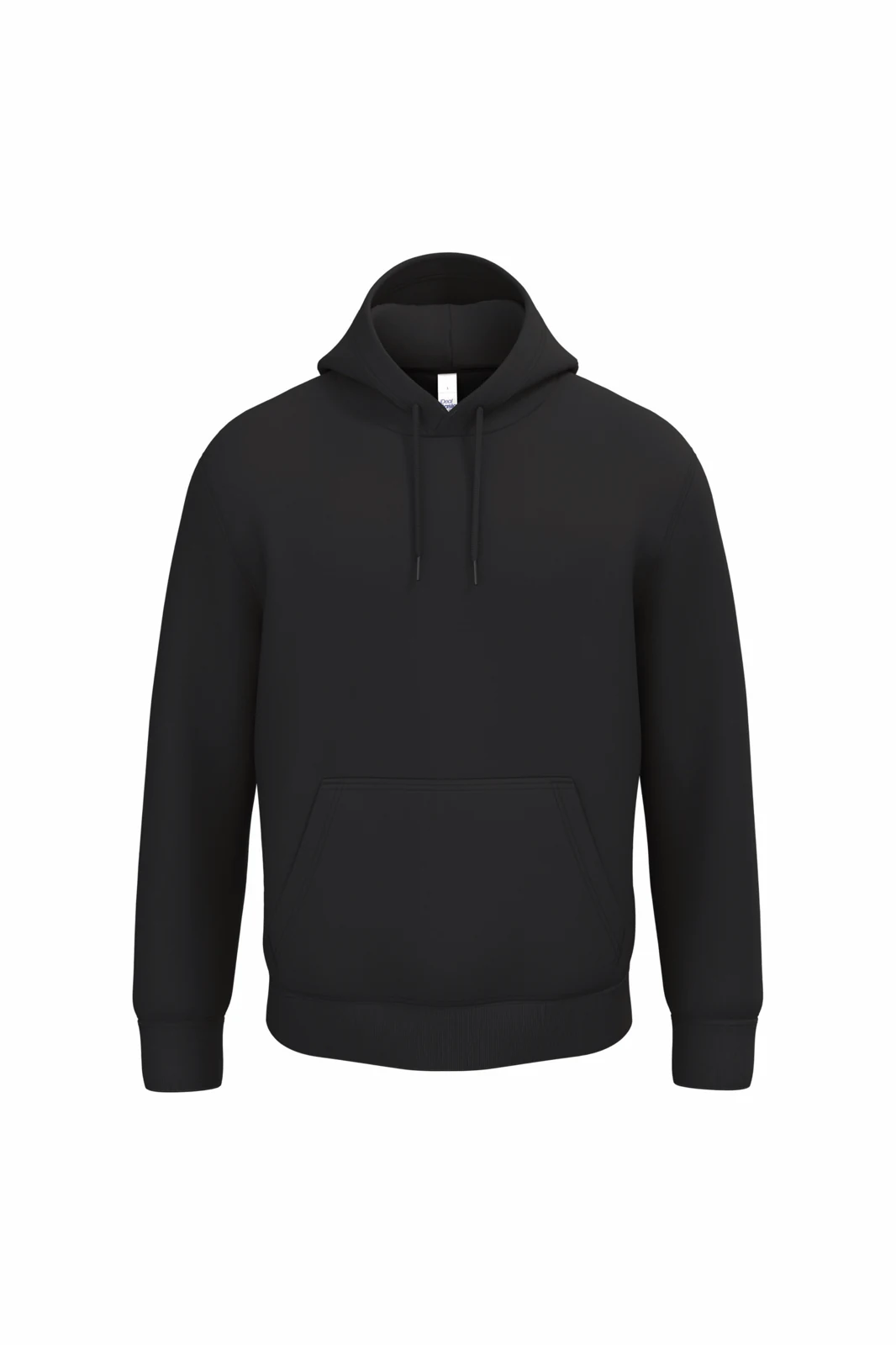 Sweat à capuche noir personnalisé avec le logo MIL’OR